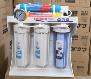 دستگاه تصفیه آب سافت واتر Double Pack Plus | پمپ تایوانی | ممبران ۱۳ لایه FilmTec | مخزن ۸ لیتری